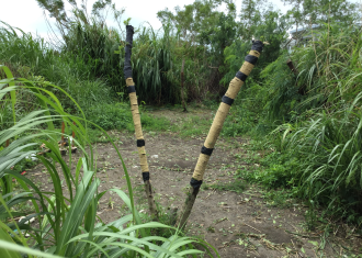 野天の稽古場（中城村）